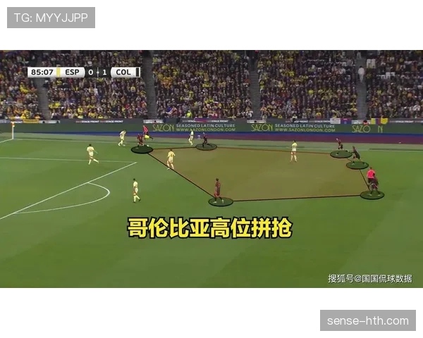 哥伦比亚队以强大控球能力掌控比赛节奏